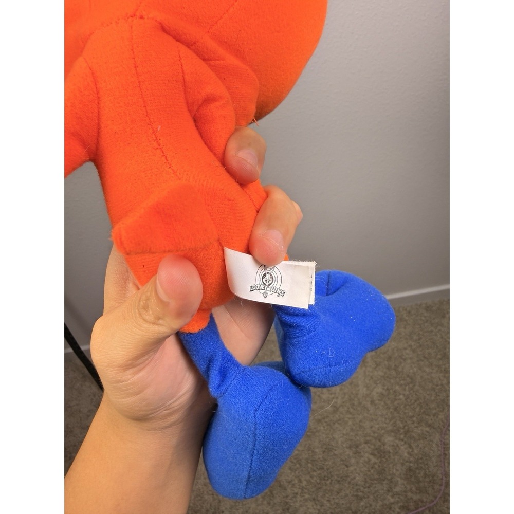 Tweety Bird Looney Tunes Warner Bros Small Plush Orange Blue VTG 2000s - Picture 4 of 6